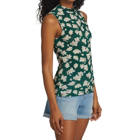 rag & bone Sabeen Floral Mockneck Sleeveless Top - Picture 1 of 8